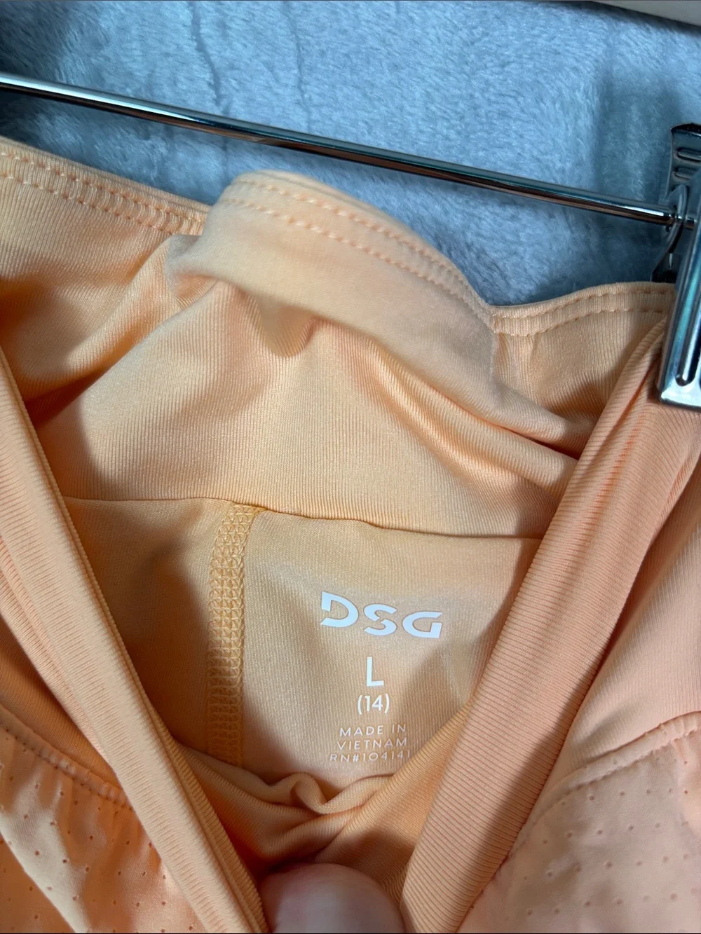 NWT New DSG Coral Performance Mid-Rise Skort Size Girls Large (14)